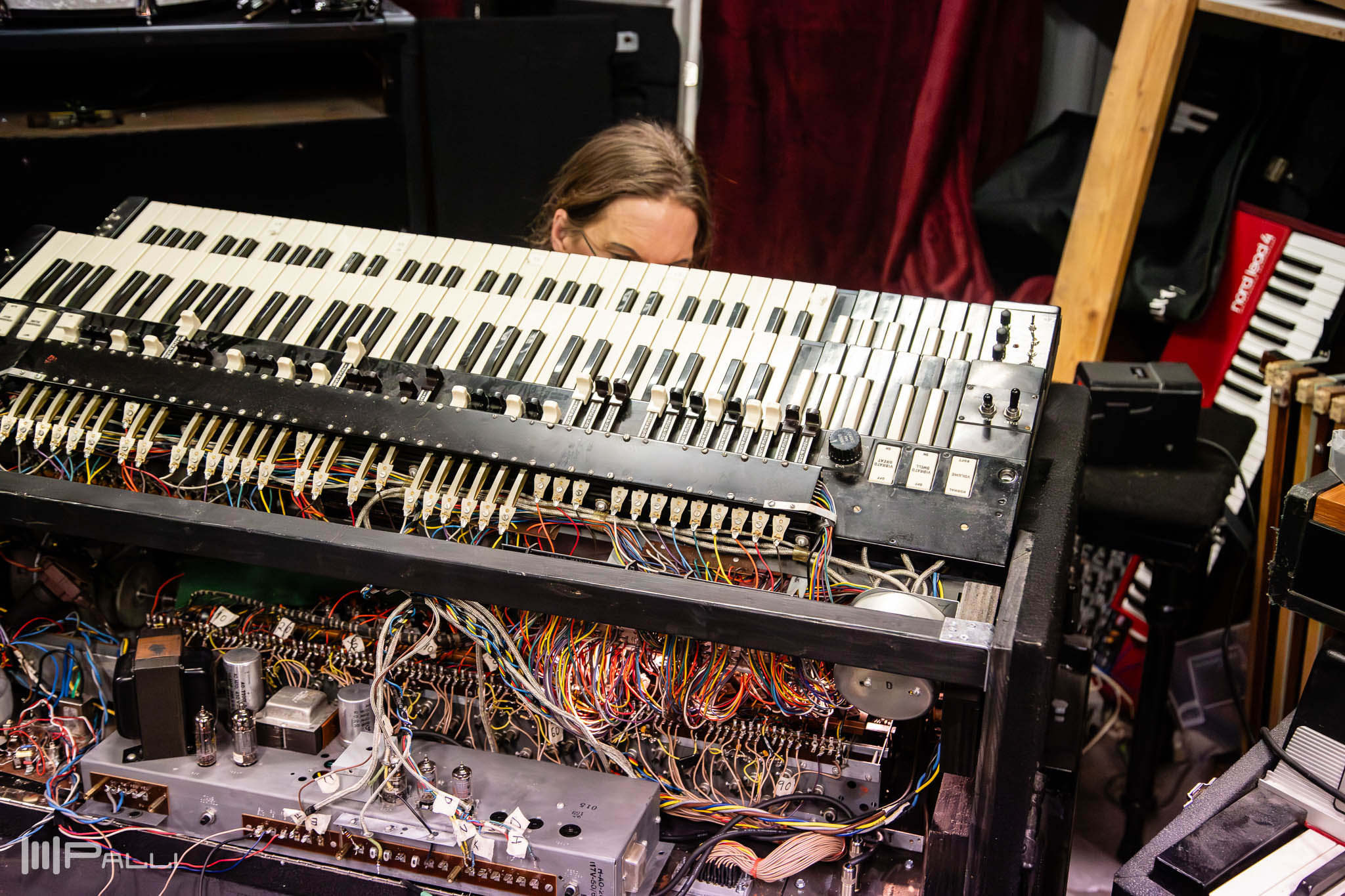 Abacerat arbete med en custom Hammond som Andreas importerade från USA.