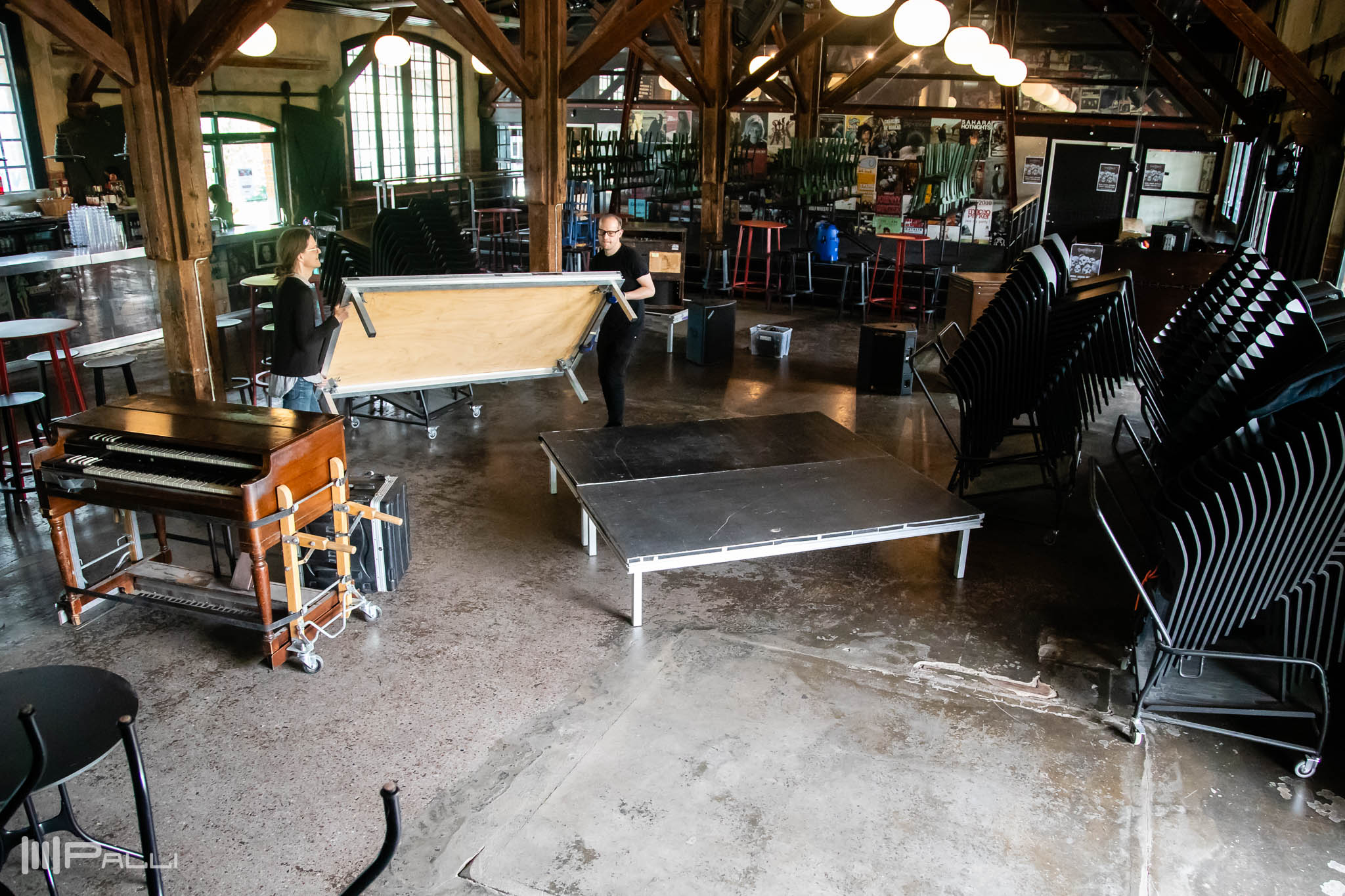 Konsert och födelsedagsfirande.