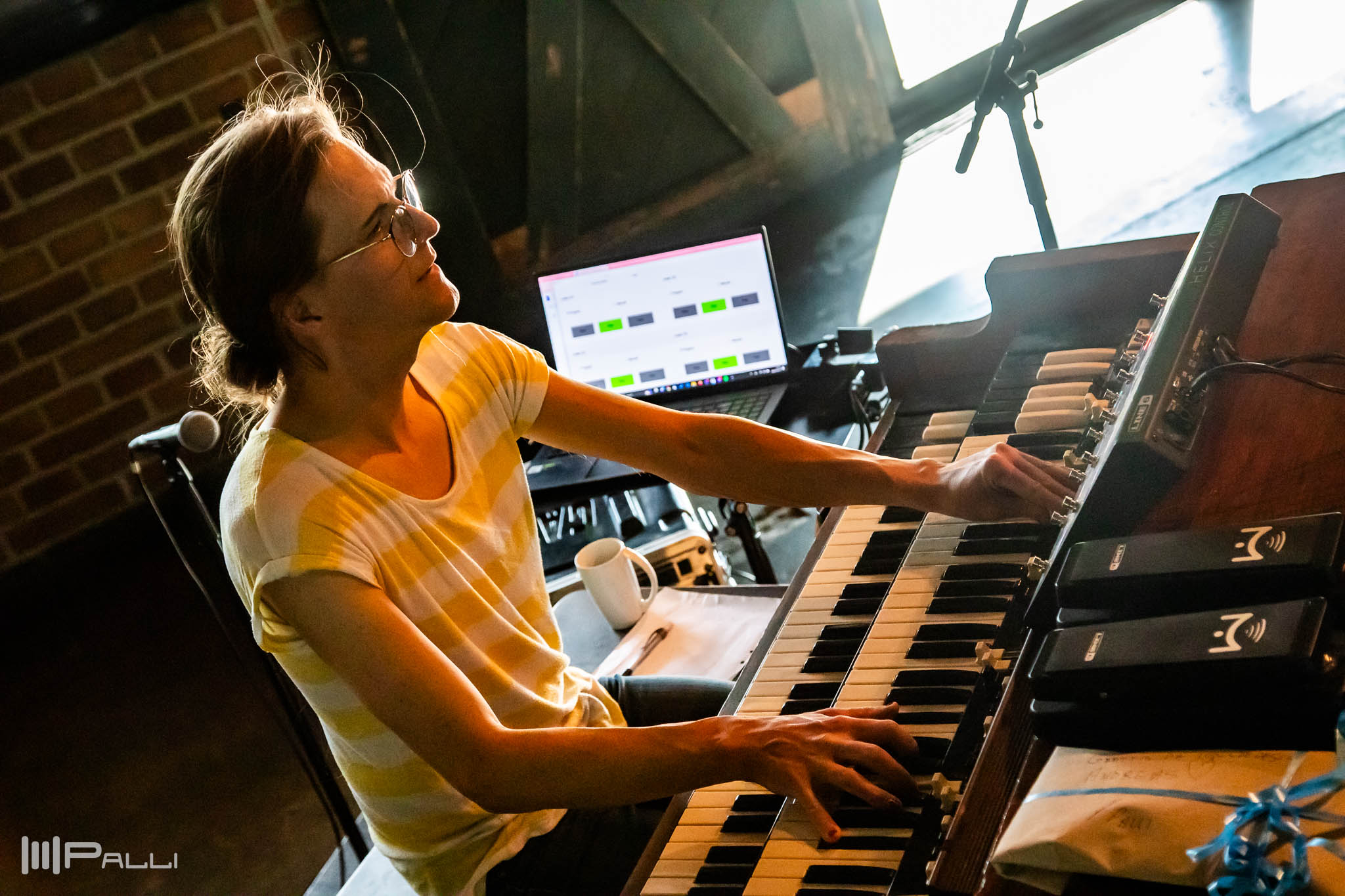 Konsert och födelsedagsfirande.